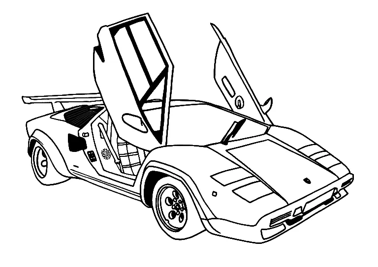 Racing Car Coloring Pages 5