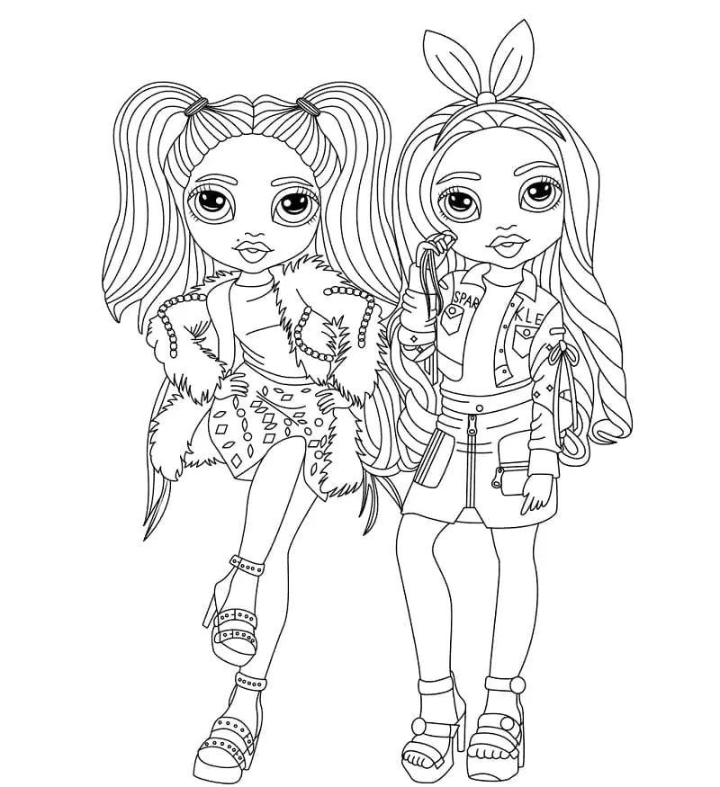 Desenhos de Rainbow High Para Colorir 6