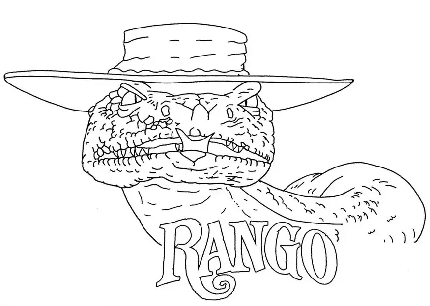 Desenhos de Rango Para Colorir 1