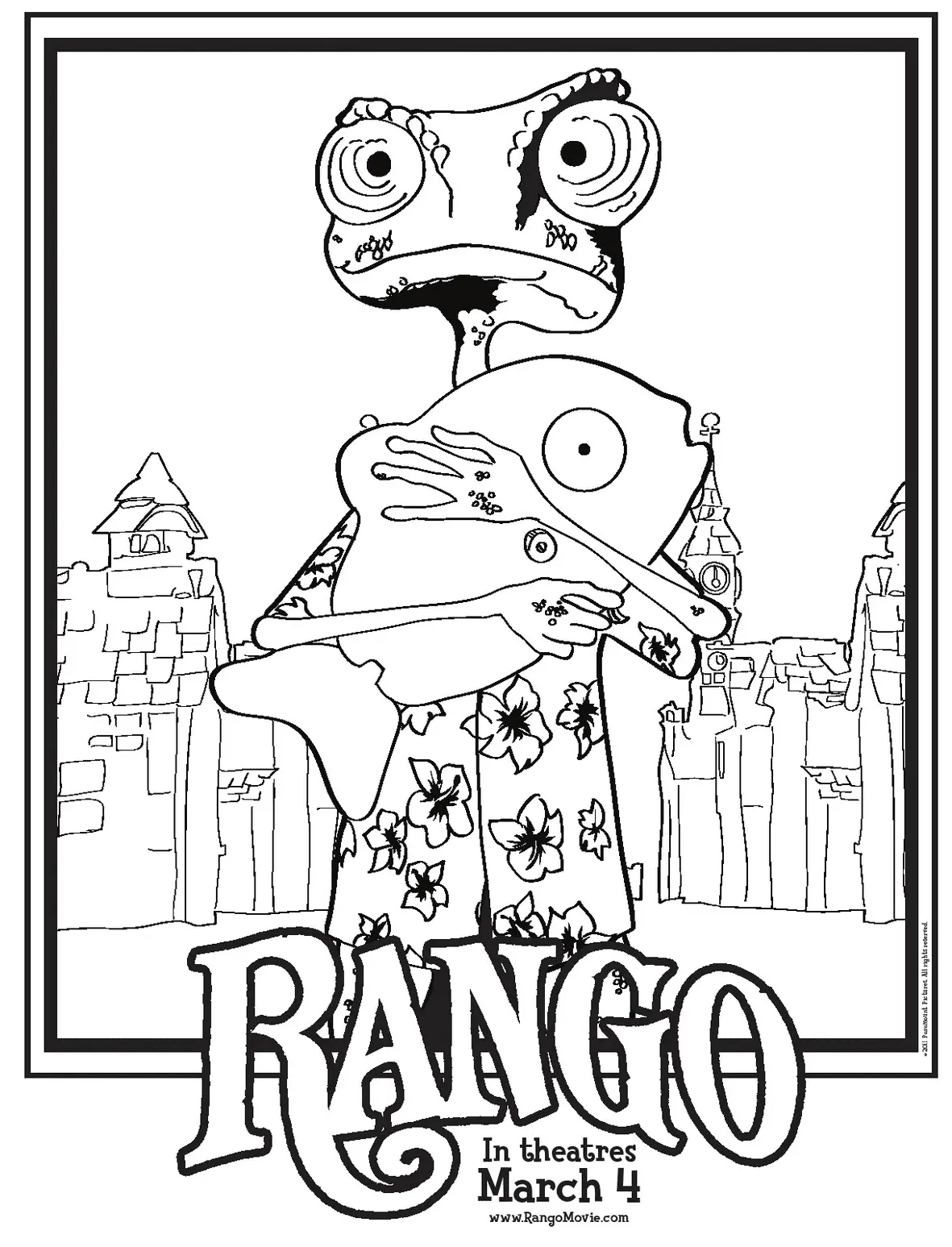 Desenhos de Rango Para Colorir 10