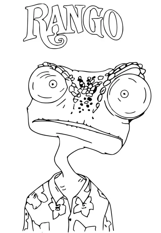 Desenhos de Rango Para Colorir 5