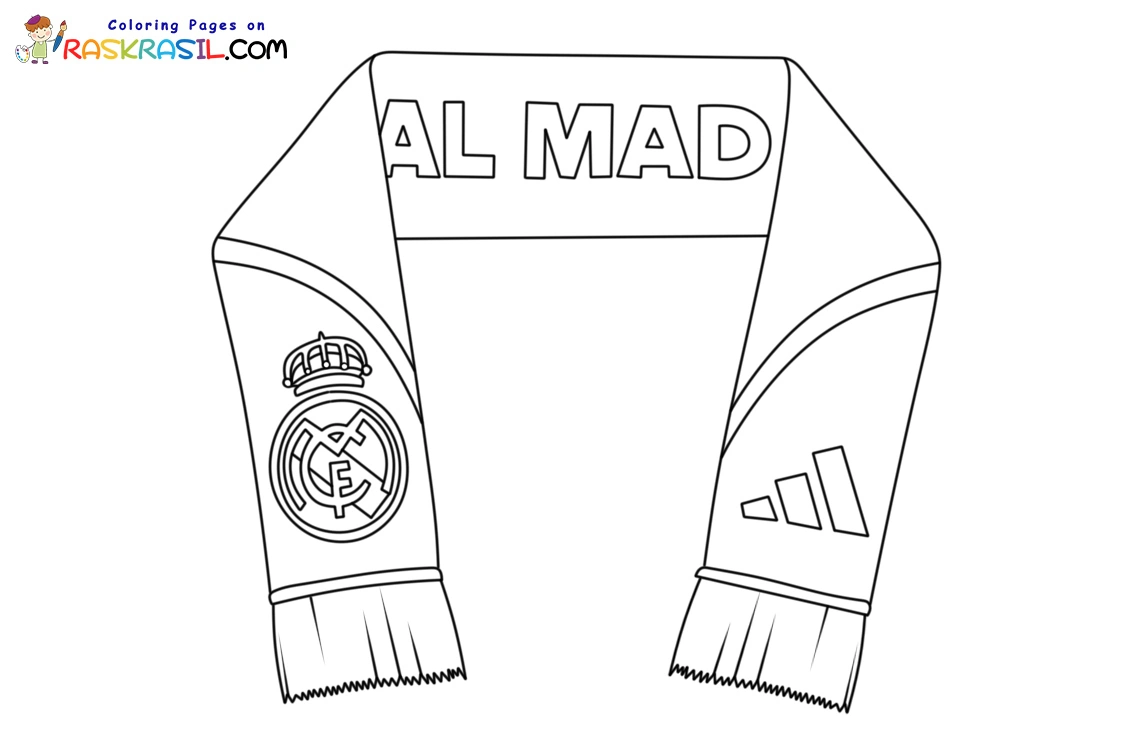 Real Madrid Coloring Pages 10