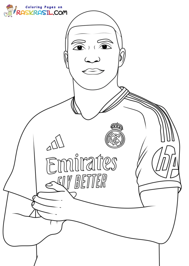 Real Madrid Coloring Pages 14