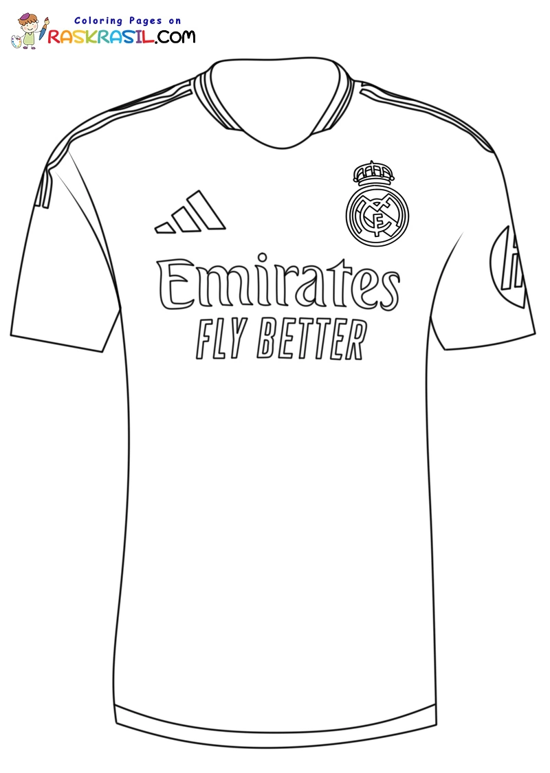 Real Madrid Coloring Pages 16