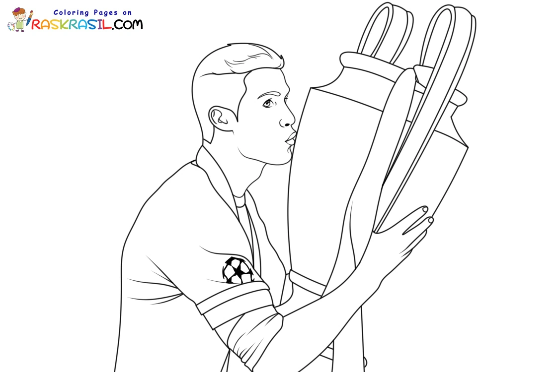 Real Madrid Coloring Pages 18