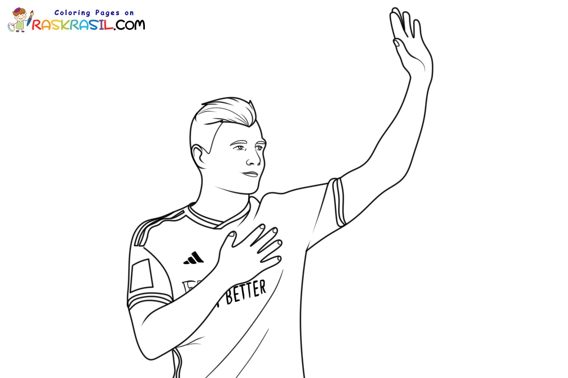 Real Madrid Coloring Pages 20