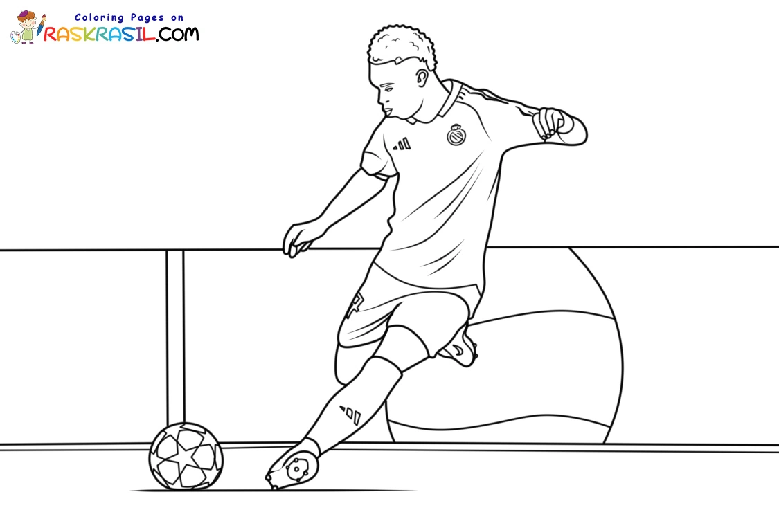 Real Madrid Coloring Pages 22