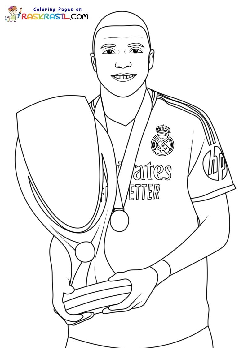 Real Madrid Coloring Pages 4