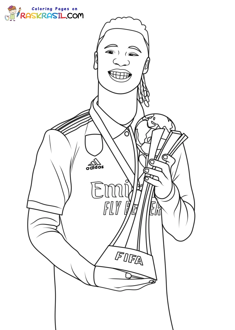 Real Madrid Coloring Pages 5