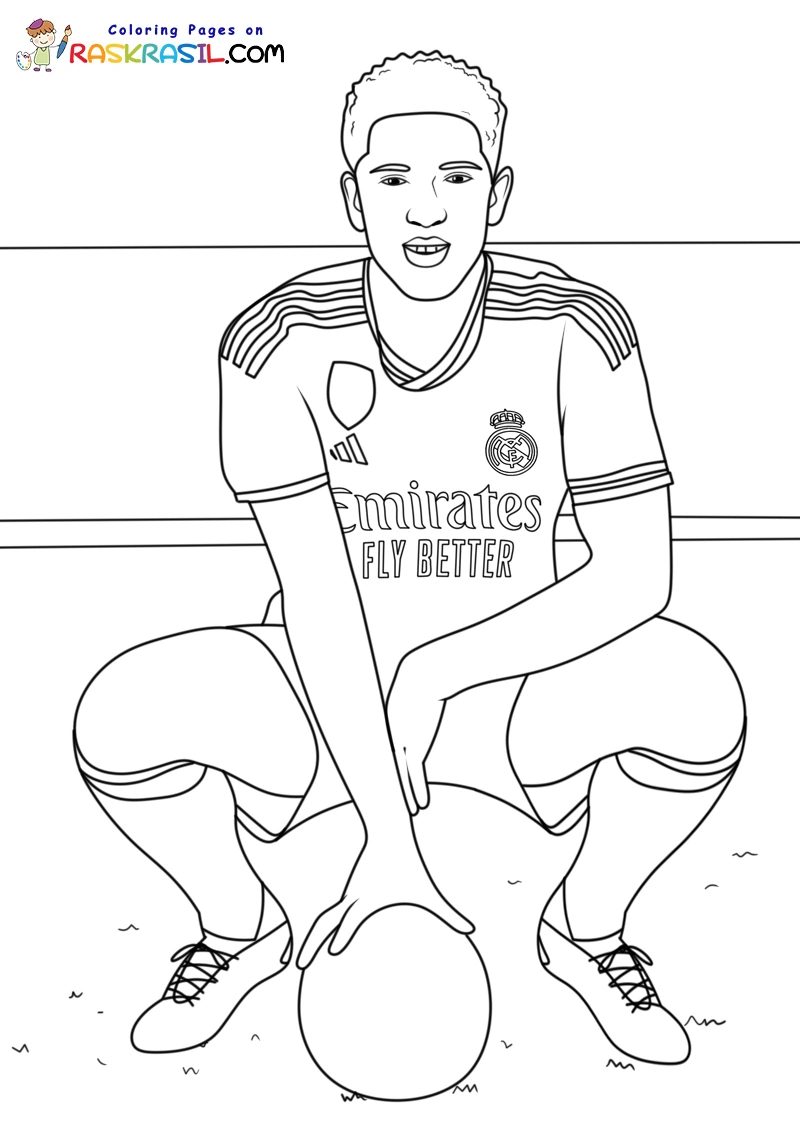 Real Madrid Coloring Pages 6