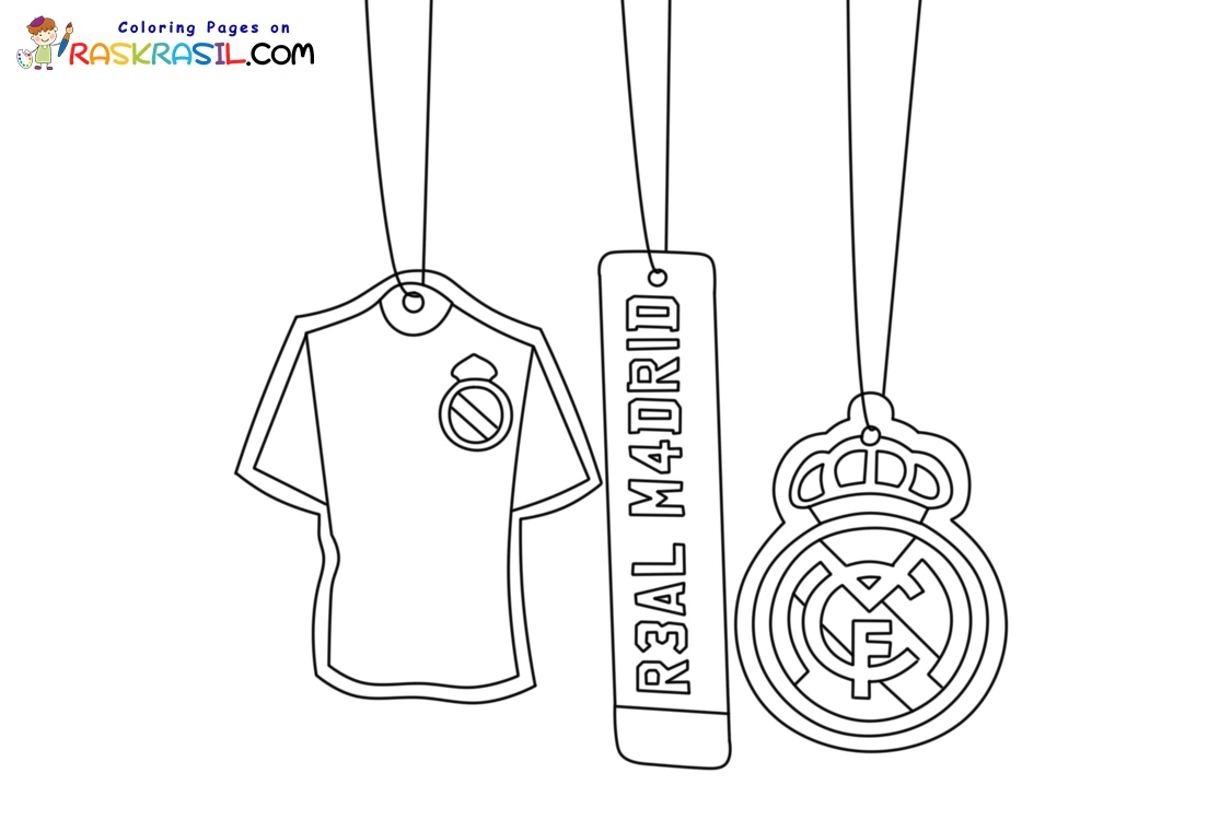 Real Madrid Coloring Pages 7