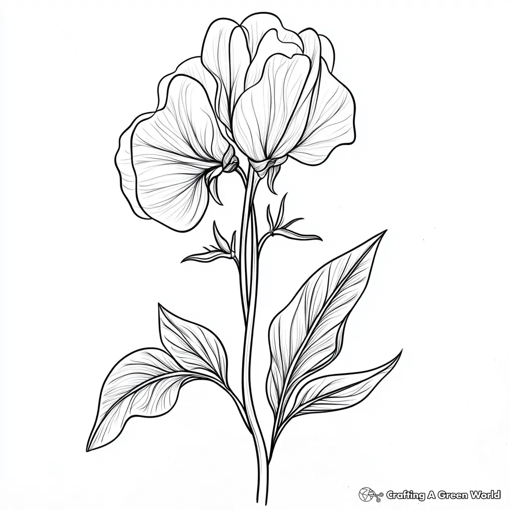 Flores Realistas para Colorir 137