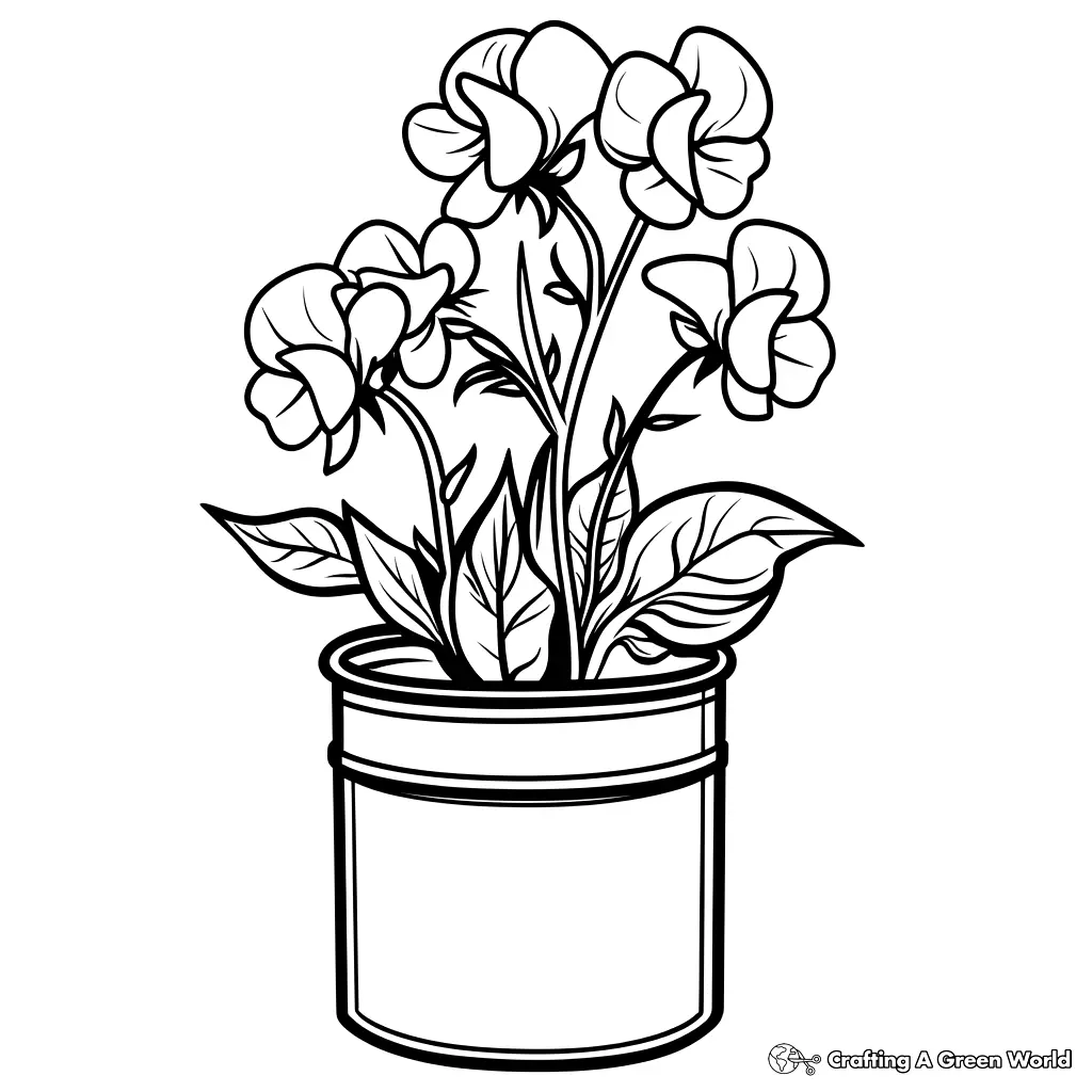 Flores Realistas para Colorir 141