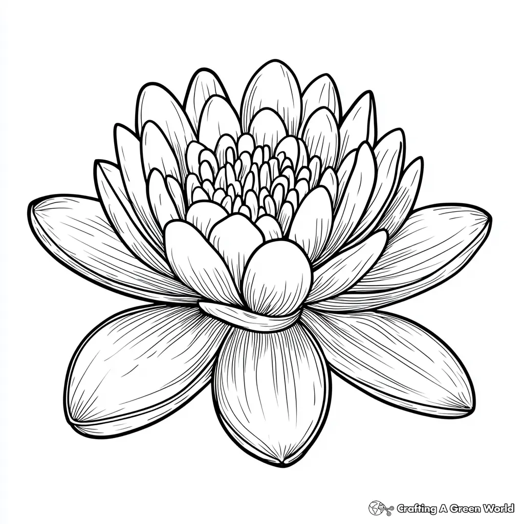 Flores Realistas para Colorir 163