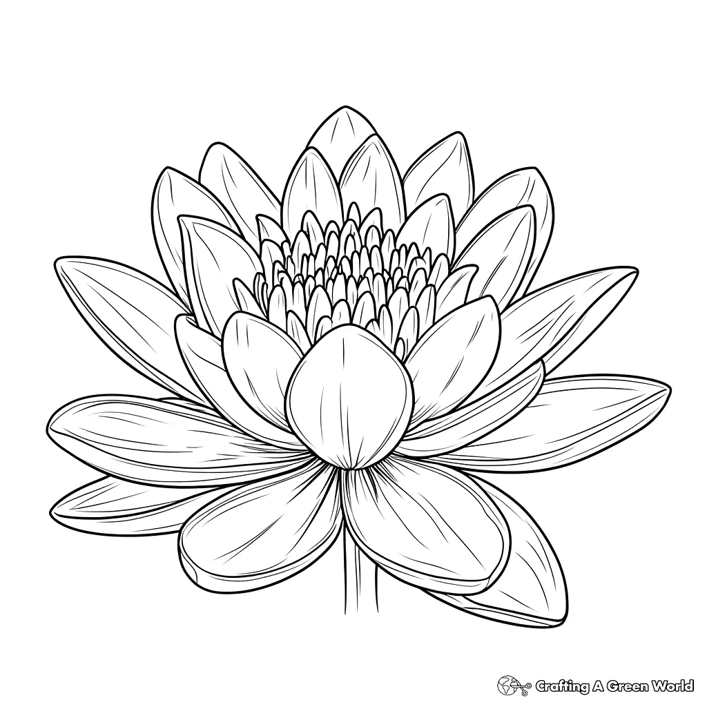 Flores Realistas para Colorir 166