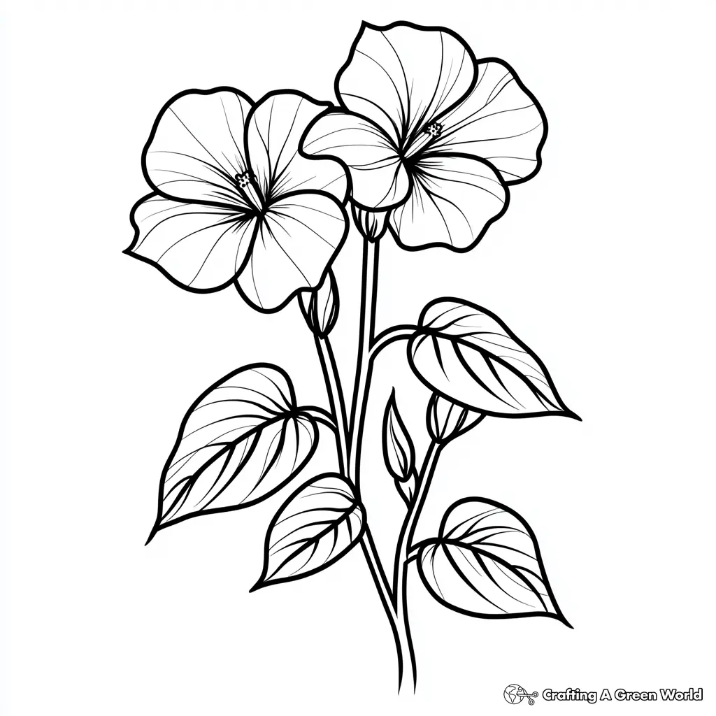 Flores Realistas para Colorir 188