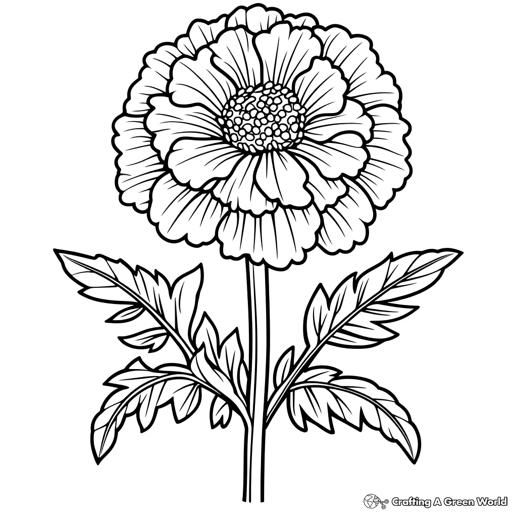 Flores Realistas para Colorir 201