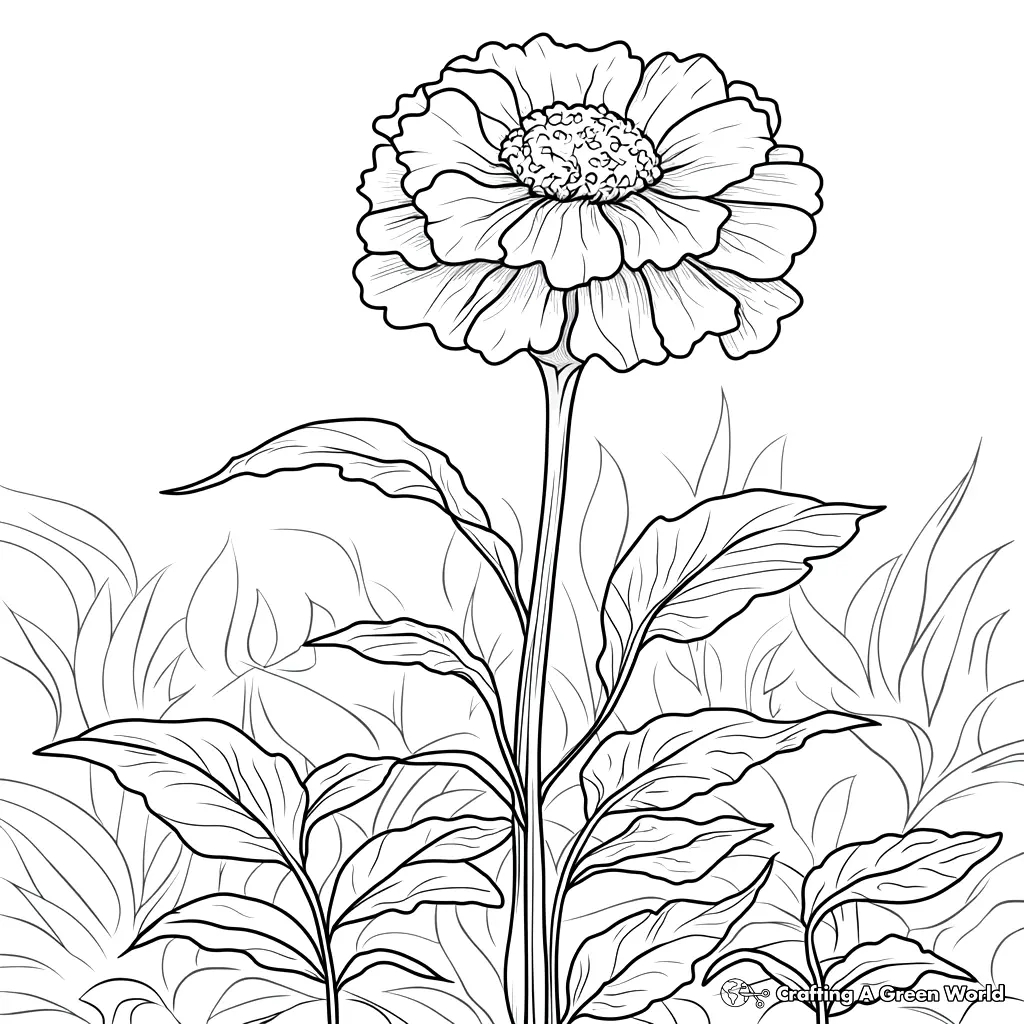 Flores Realistas para Colorir 203