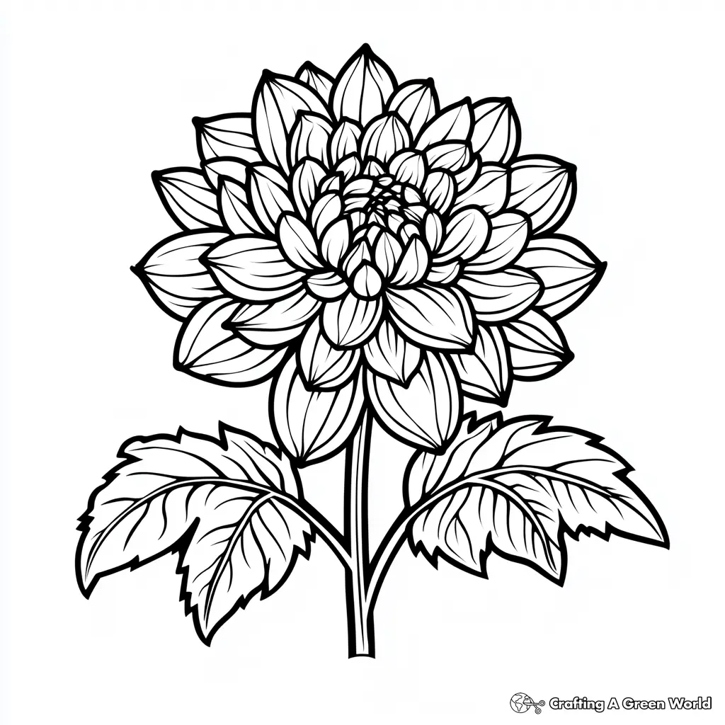 Flores Realistas para Colorir 213