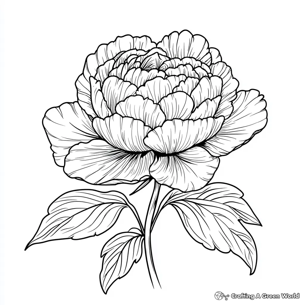 Flores Realistas para Colorir 215