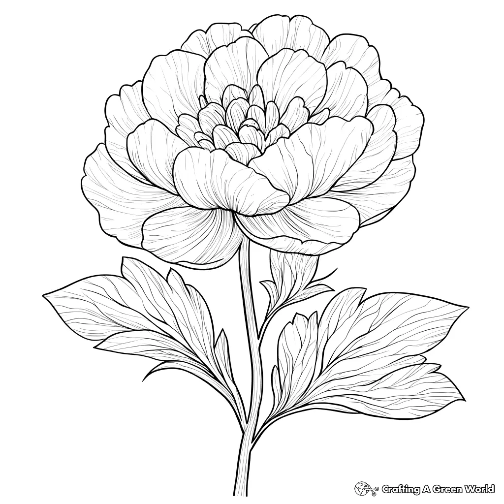 Flores Realistas para Colorir 218