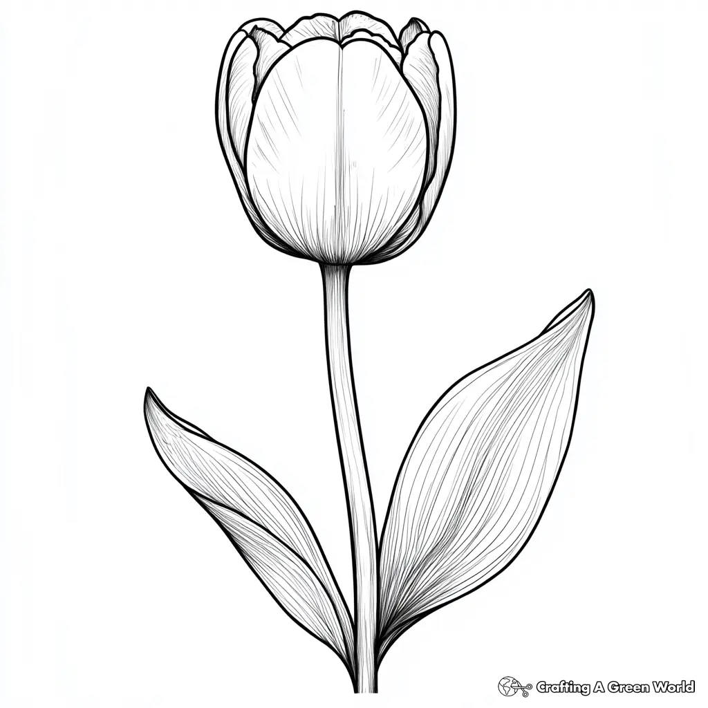 Flores Realistas para Colorear 58