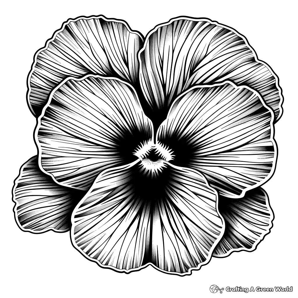 Flores Realistas para Colorir 77