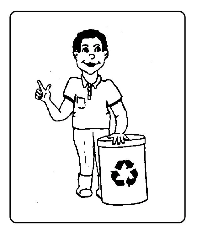 Desenhos de Reciclagem Para Colorir 63