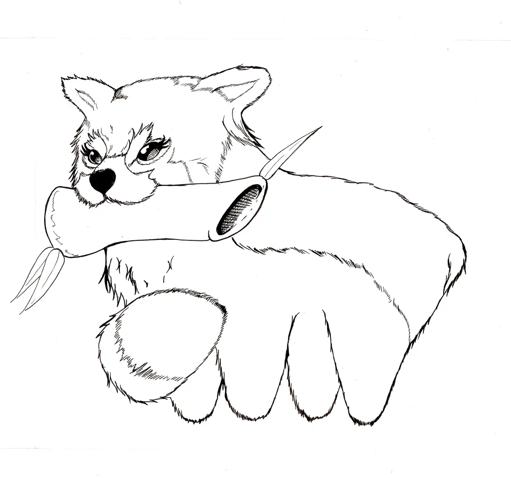 Red Panda Coloring Pages 14