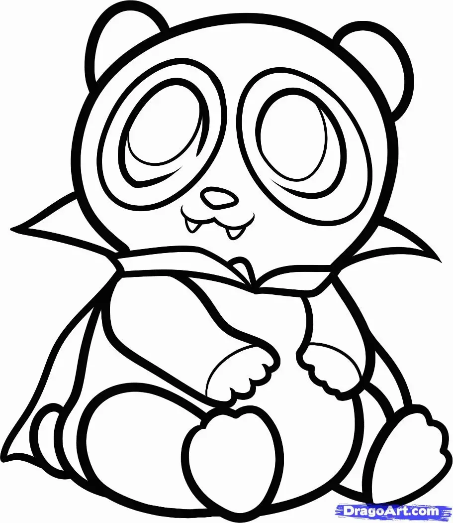 Red Panda Coloring Pages 22