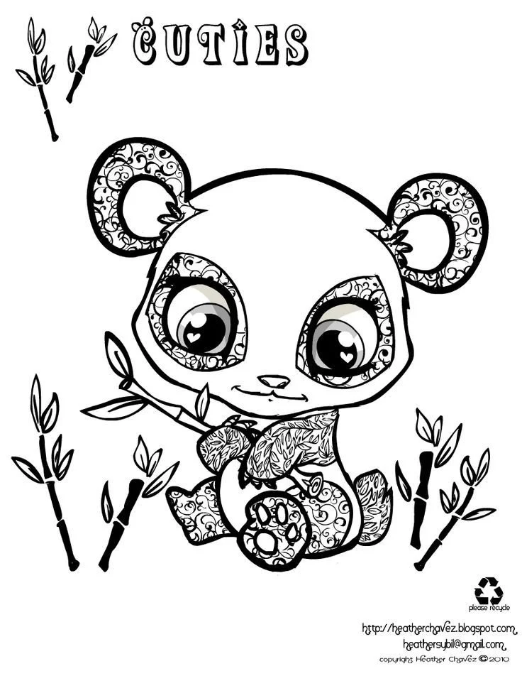 Red Panda Coloring Pages 25