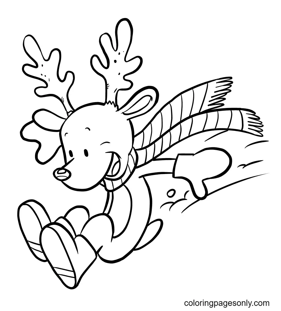 Reindeer Coloring Pages 50