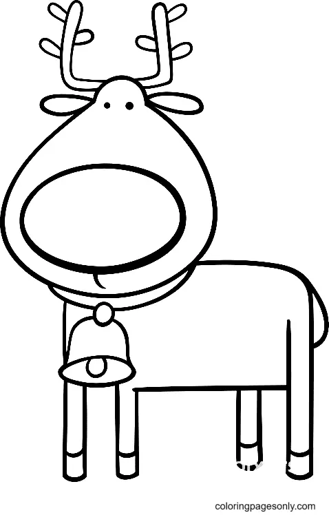 Reindeer Coloring Pages 57