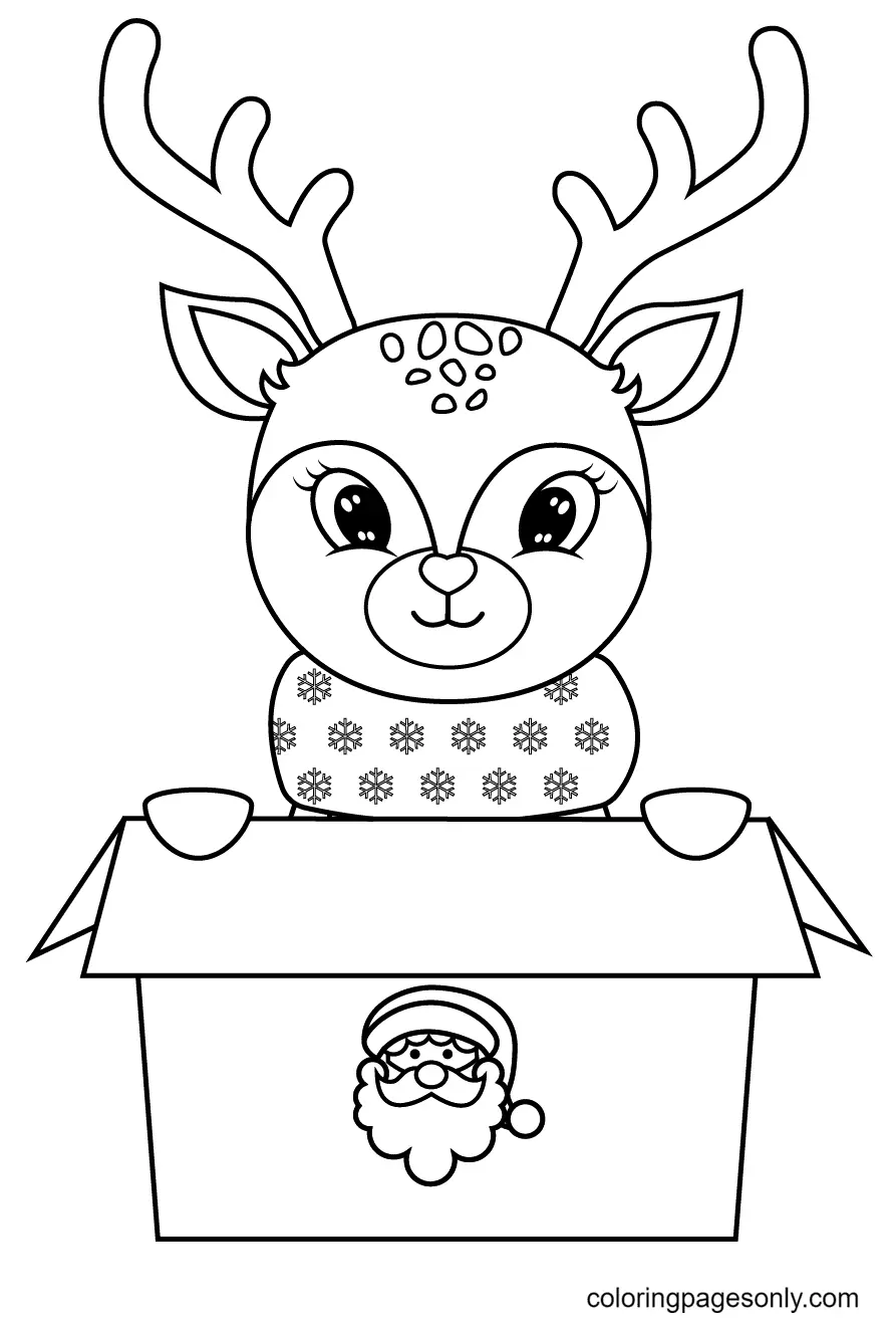 Reindeer Coloring Pages 65