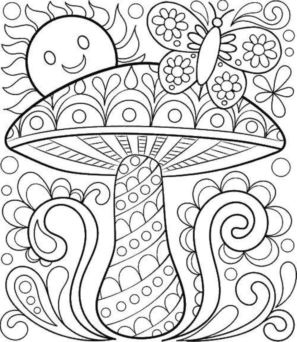 Desenhos de Relax Para Colorir