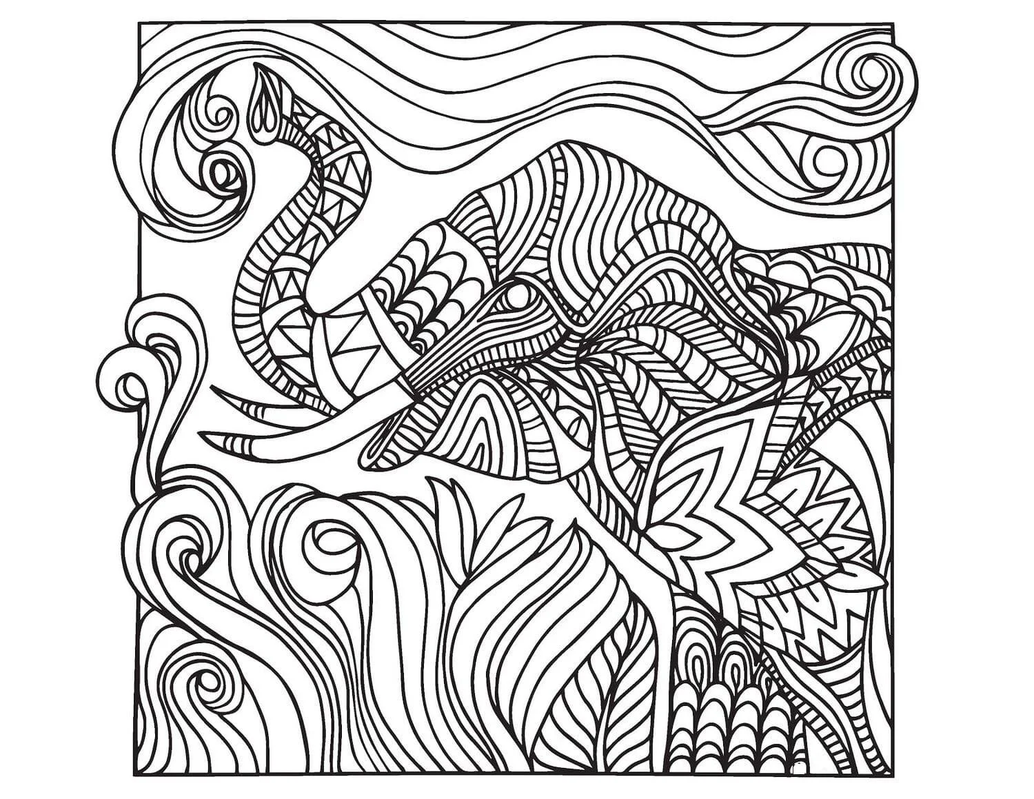 Desenhos de Relax Para Colorir 82