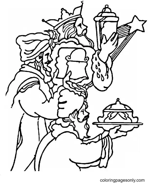 Religious Christmas Coloring Pages