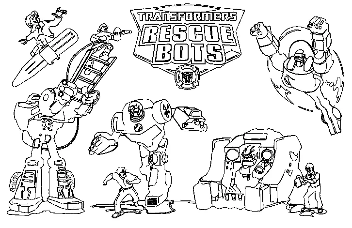 Rescue Bots Coloring Pages to Print - Free Printable Coloring Pages