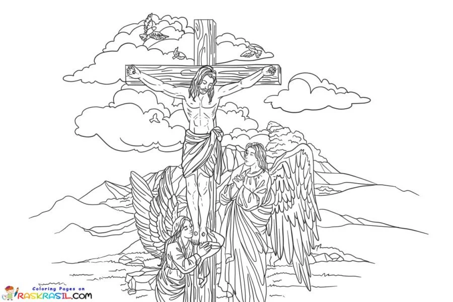 Resurrection Coloring Pages