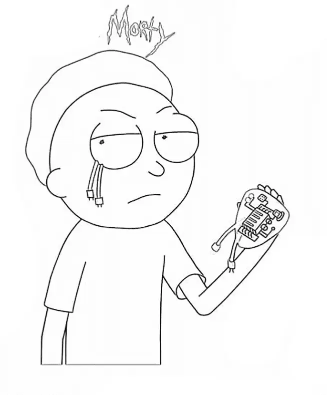 Rick and Morty Coloring Pages 15