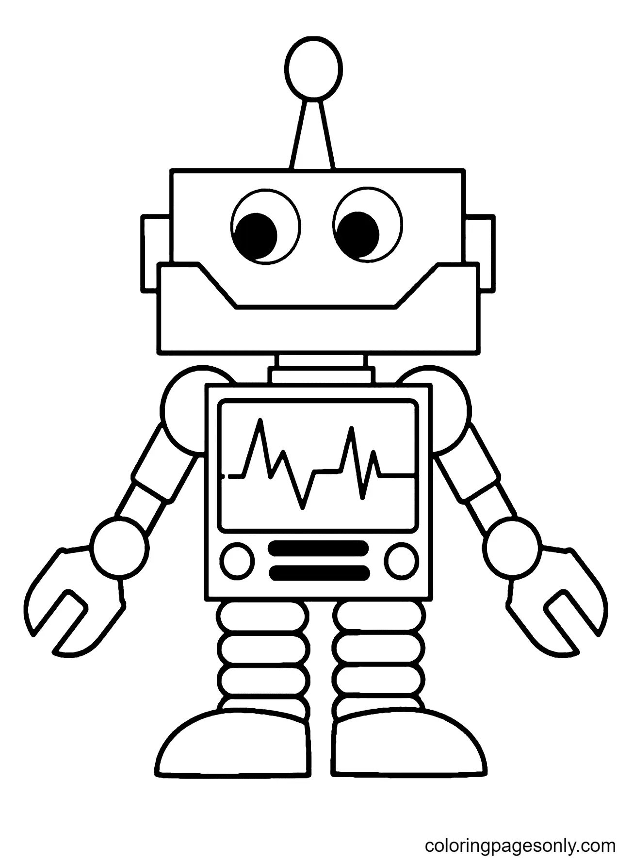 Desenhos de Robot Para Colorir 10