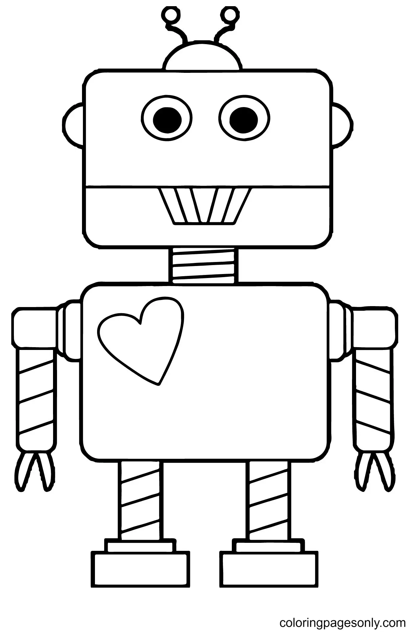 Desenhos de Robot Para Colorir 14