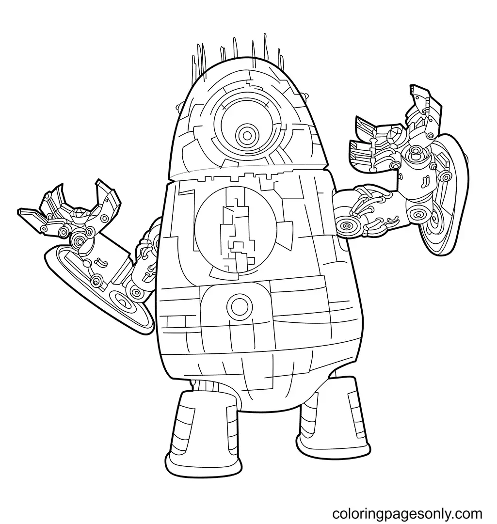 Desenhos de Robot Para Colorir 17