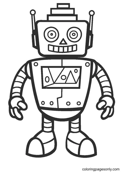 Desenhos de Robot Para Colorir 21