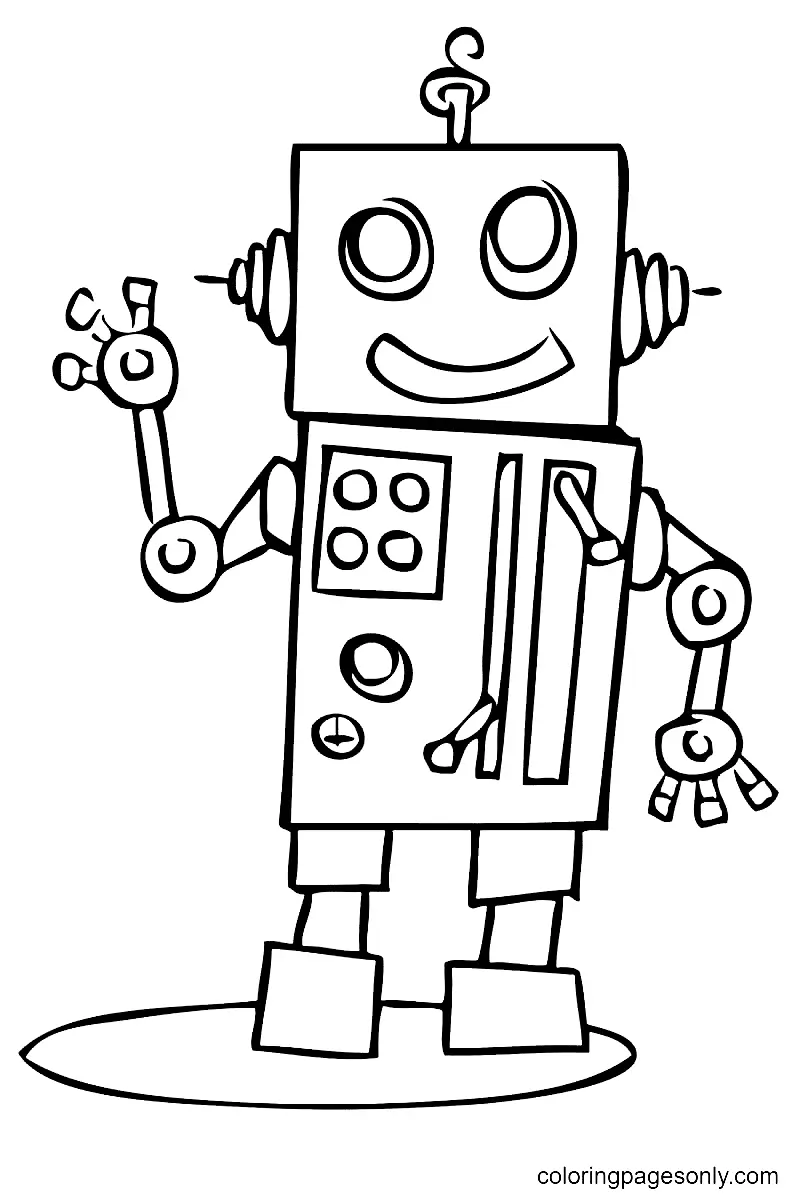 Desenhos de Robot Para Colorir 30