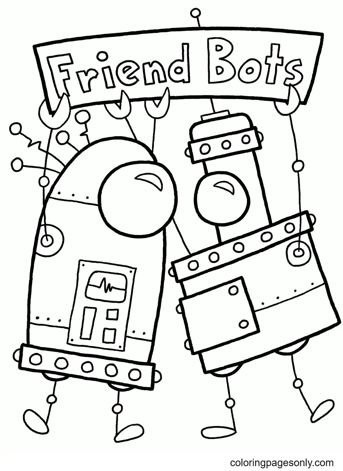 Desenhos de Robot Para Colorir 35