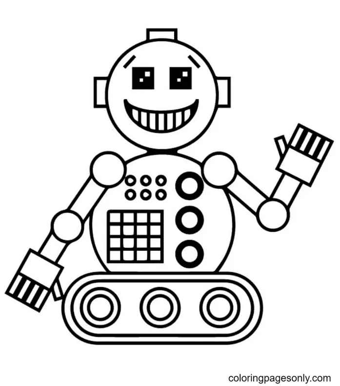 Desenhos de Robot Para Colorir 36