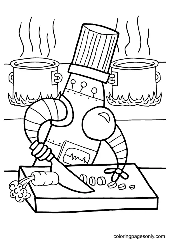 Desenhos de Robot Para Colorir 37