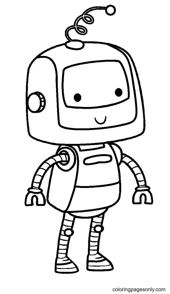 Desenhos de Robot Para Colorir 8