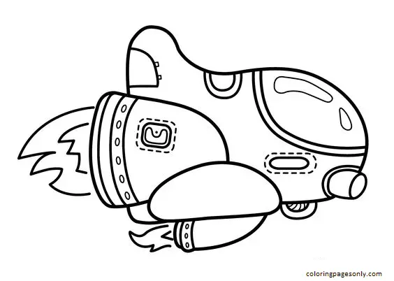 Desenhos de Rocket League Para Colorir 56